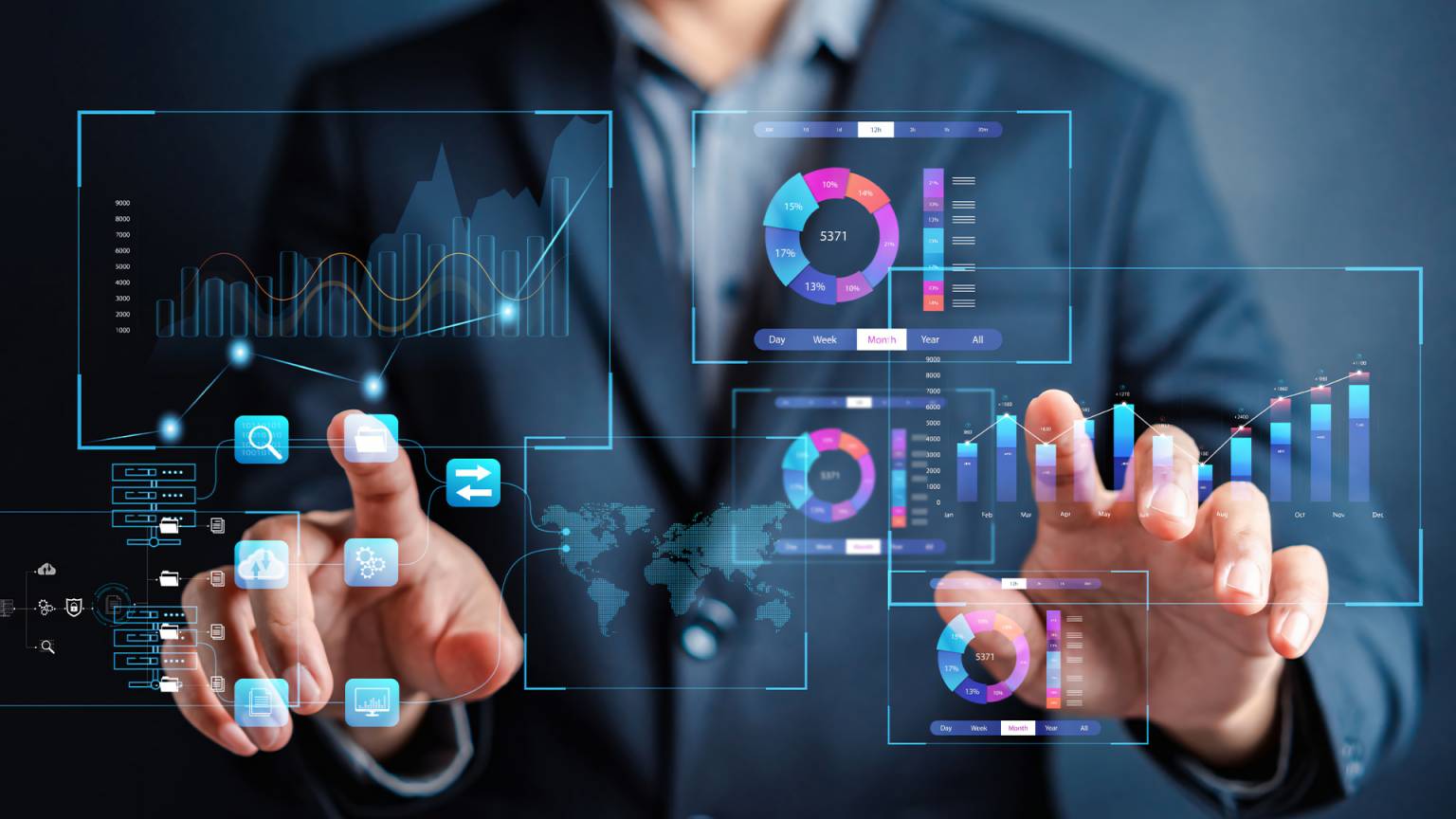 Concept digital transformation technology